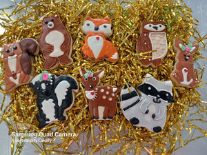 Woodland Creature Sugar Cookies